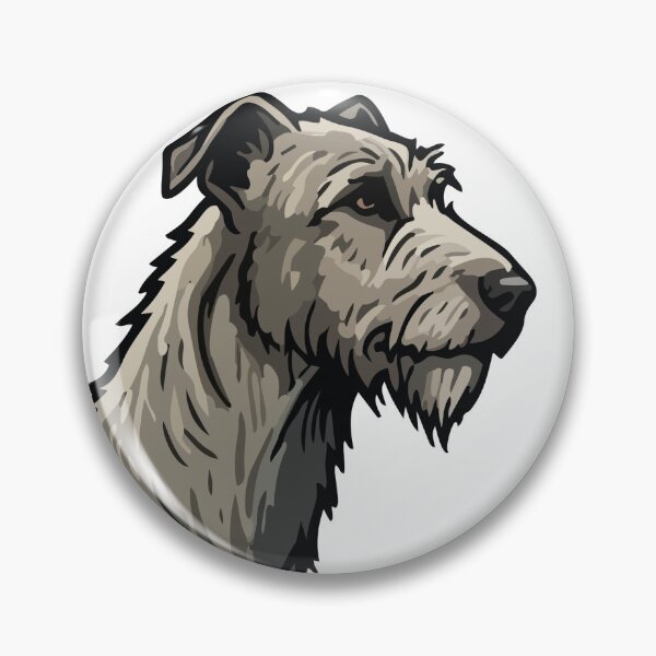 Item preview, Irish Wolfhound Dog on Rock designed and sold by PixelStudioBe.