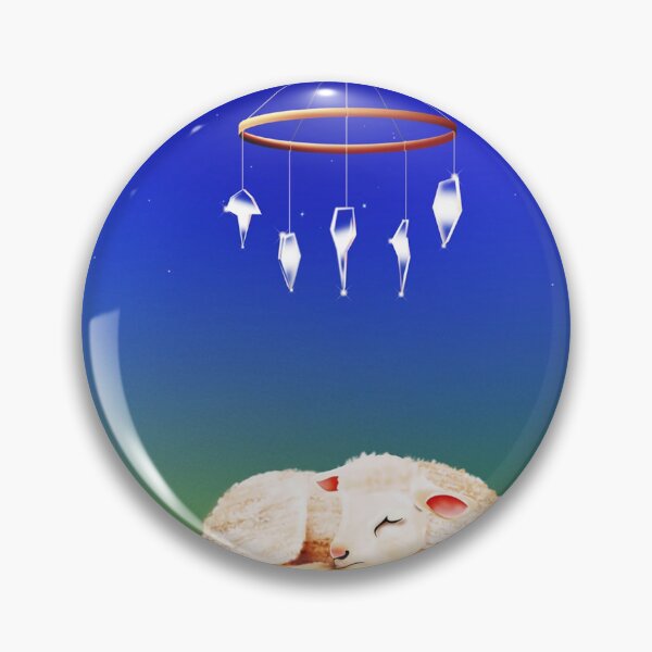 Item preview, Sleeping Lamb Under Mobile designed and sold by ZEtexaxe.