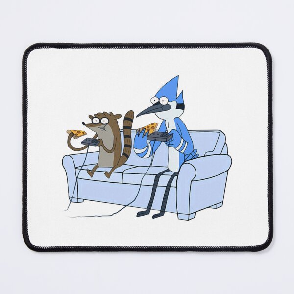 Item preview, Mordecai And Rigby Pizza And Video Games designed and sold by Merch-Zone.