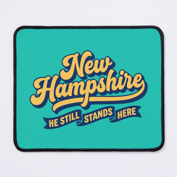 Item preview, New Hampshire He Still Stands Here Vintage 70s Retro Script Aesthetic designed and sold by Cozy-Old-Pub.