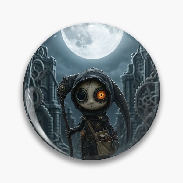 Item preview, Moonlight Forest Assassin – Gothic Claymation Art designed and sold by NUTMA Design.