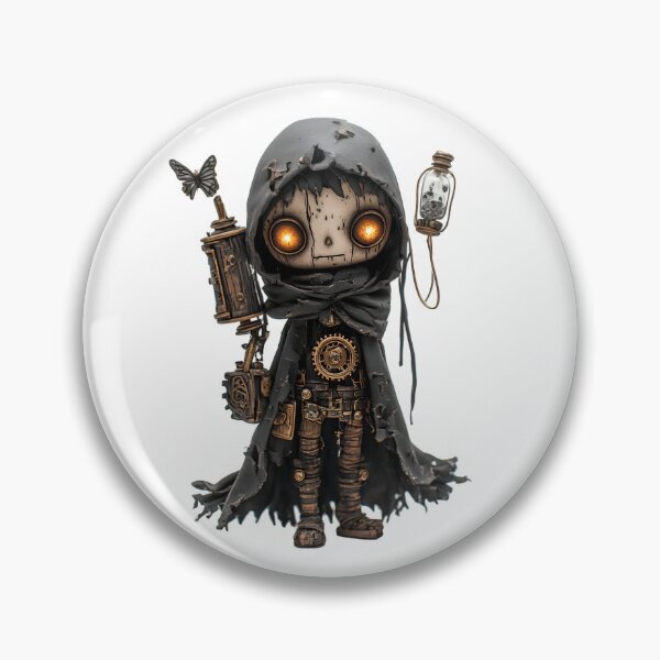 Item preview, Little Soul Collector – Gothic Steampunk Claymation Art designed and sold by NUTMA Design.