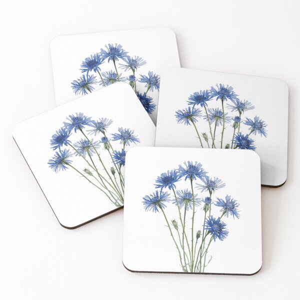Item preview, Blue wild cornflowers designed and sold by uunaa.