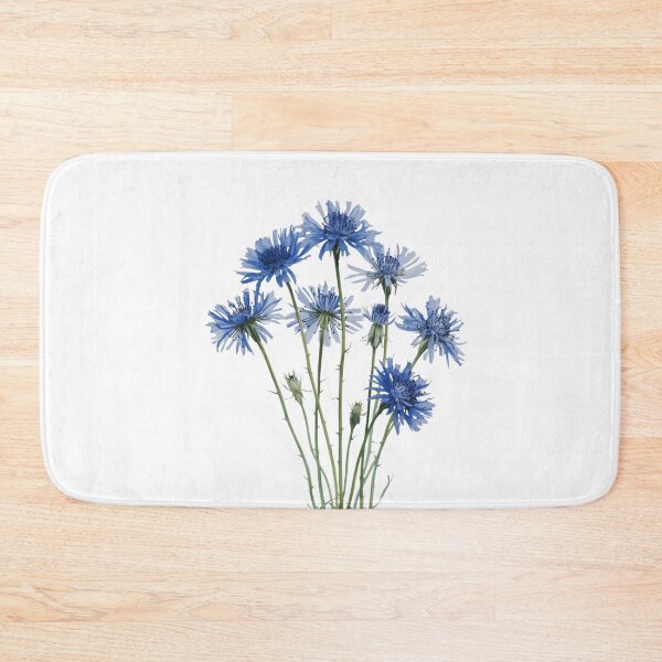 Item preview, Blue wild cornflowers designed and sold by uunaa.