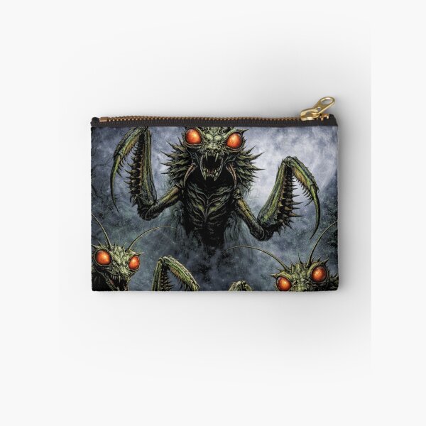 Item preview, Vintage Monster Mantis Howling at Moon Vintage 90s Graphic Wildlife Lightning , Retro Mantis designed and sold by will freed18.