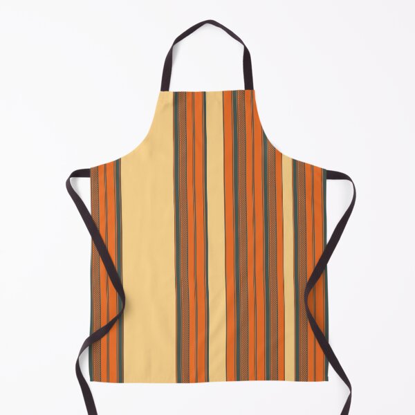 Item preview, Retro orange stripes warm vintage pattern designed and sold by WildHugeDot.