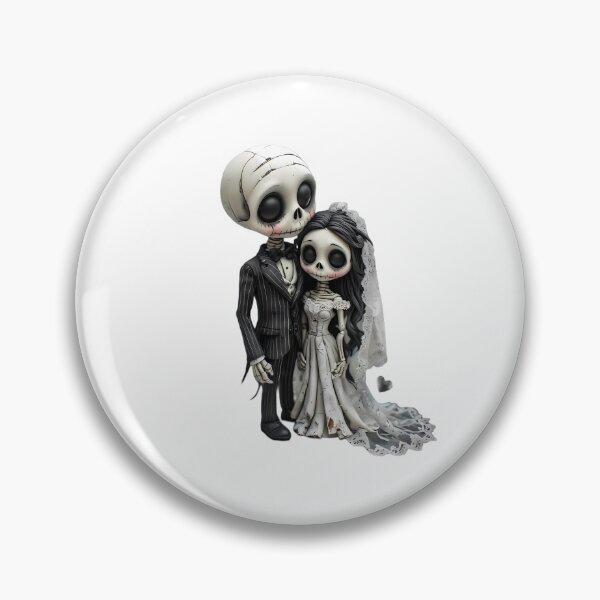 Item preview, Eternal Love Gothic Skeleton Wedding designed and sold by NUTMA Design.