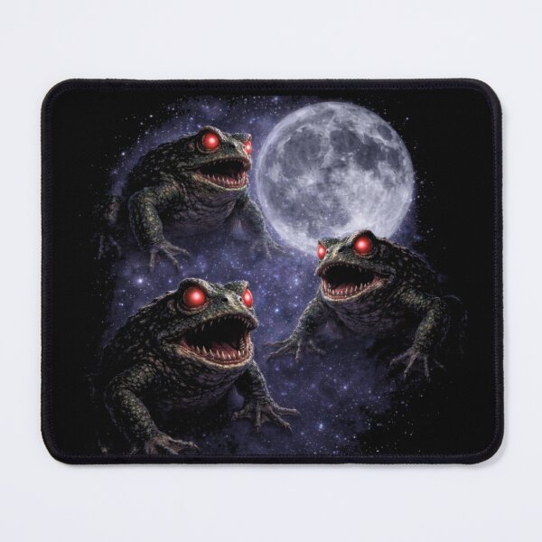Item preview, Vintage Monster Frog Howling at Moon Vintage 90s Graphic Wildlife Lightning , Retro Frog designed and sold by will freed18.