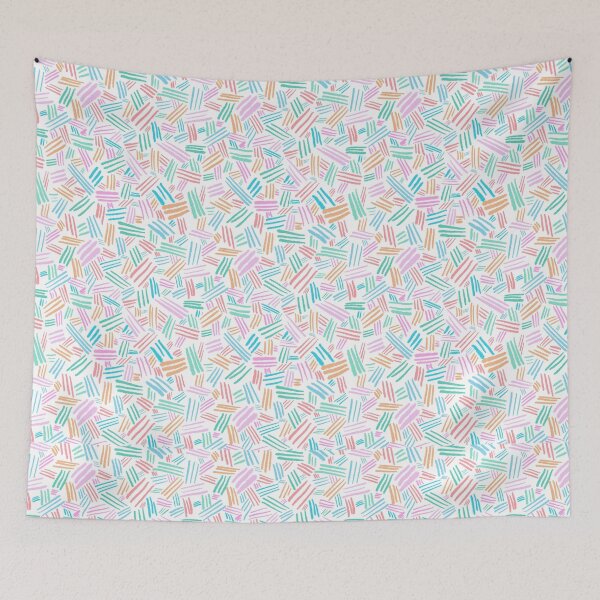 Item preview, Pastel Confetti Lines Seamless Pattern designed and sold by Zaya_art.