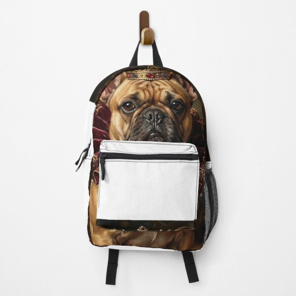 Item preview, The Crowned Frenchie – Regal Bulldog Portrait designed and sold by PawAndPalace.