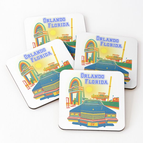 Item preview, Vintage Orlando Florida Old Town Retro Car designed and sold by AdCoL.