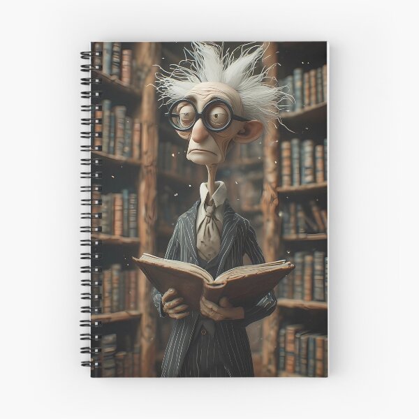 Item preview, The Keeper of Whispers – Gothic Librarian 3D Claymation Art designed and sold by NUTMA Design.