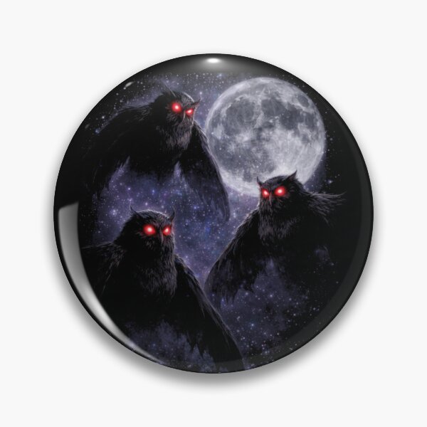 Item preview, Vintage Monster Owl at Moon Vintage 90s Graphic Wildlife Lightning , Retro Owl designed and sold by will freed18.