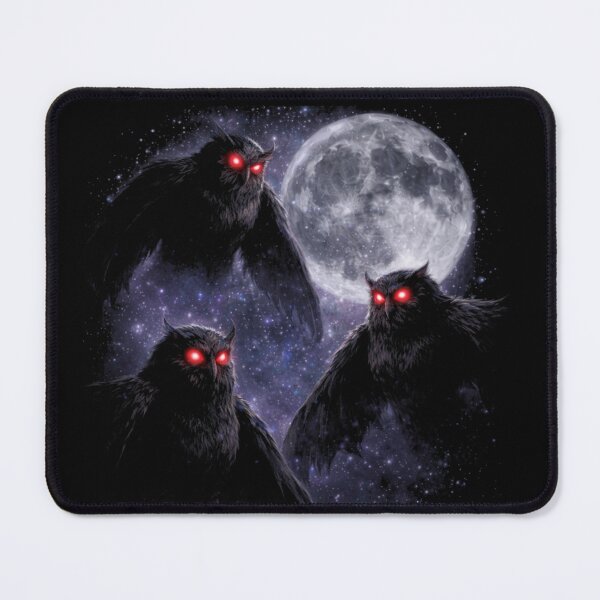 Item preview, Vintage Monster Owl at Moon Vintage 90s Graphic Wildlife Lightning , Retro Owl designed and sold by will freed18.