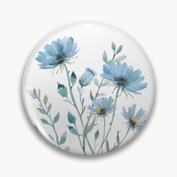 Item preview,  Blue wild cornflowers designed and sold by uunaa.