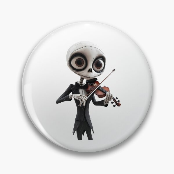 Item preview, Melancholy Melodies – Gothic Skeleton Musician 3D Render designed and sold by NUTMA Design.