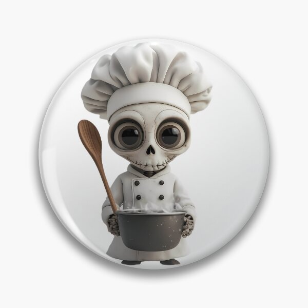 Item preview, Secret Ingredient – Gothic Skeletal Chef 3D Render designed and sold by NUTMA Design.