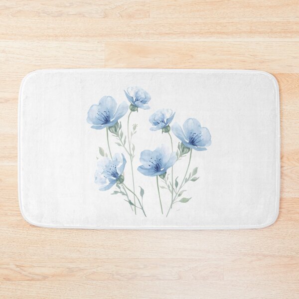 Item preview,  Blue wild flowers designed and sold by uunaa.