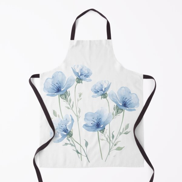 Item preview,  Blue wild flowers designed and sold by uunaa.