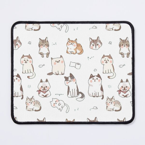 Item preview, Pastel Cat Seamless Pattern designed and sold by sifashion26.