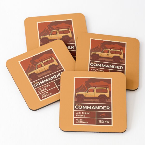 Item preview, Ridge Commander Overland Vehicle Illustration in Retro Expedition Style designed and sold by KrintoryTees.