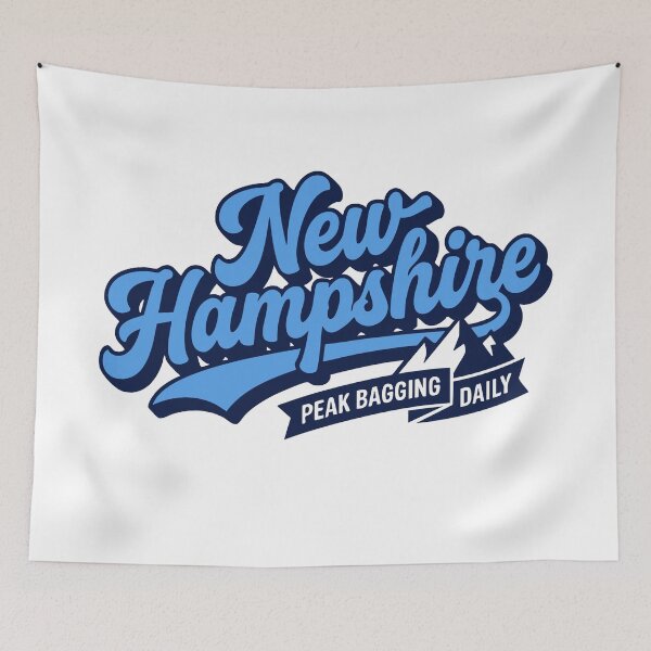 Item preview, Vintage New Hampshire Peak Bagging Daily Retro 70s White Mountains Hiking designed and sold by Cozy-Old-Pub.