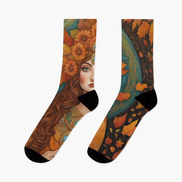 Item preview, Portrait of Celtic priestess, Spirit of Autumn designed and sold by Colin Bentham.