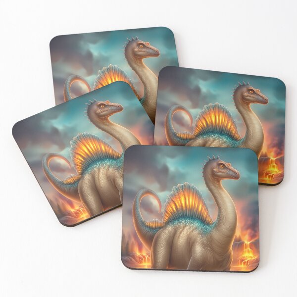Item preview, Spinosaurus in a Volcanic Landscape designed and sold by PetsArt.