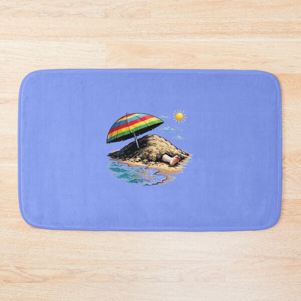 Item preview, Beach Umbrella — Suspicious Mound Dark Humor designed and sold by Rare Plus Apparel!.
