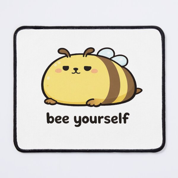 Item preview, Bee Yourself Cute Bee Pun Funny designed and sold by MonkiFlipp.