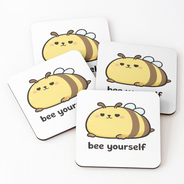 Item preview, Bee Yourself Cute Bee Pun Funny designed and sold by MonkiFlipp.