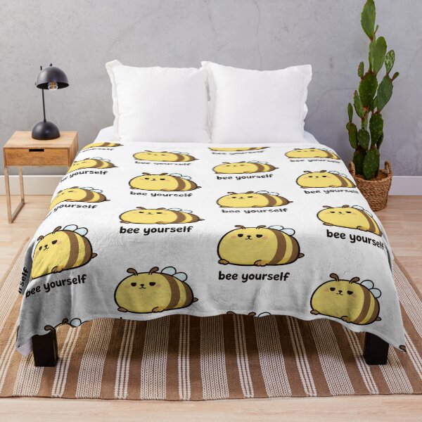 Item preview, Bee Yourself Cute Bee Pun Funny designed and sold by MonkiFlipp.