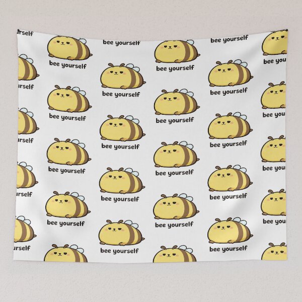 Item preview, Bee Yourself Cute Bee Pun Funny designed and sold by MonkiFlipp.