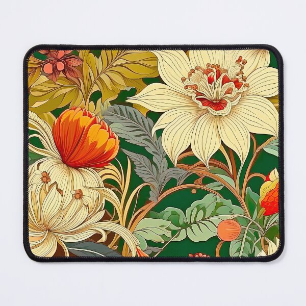Item preview, Art Nouveau Floral Ornament William Morris Style Abstract Botanical Pattern designed and sold by LanaGustavsson.