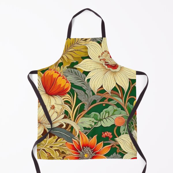 Item preview, Art Nouveau Floral Ornament William Morris Style Abstract Botanical Pattern designed and sold by LanaGustavsson.