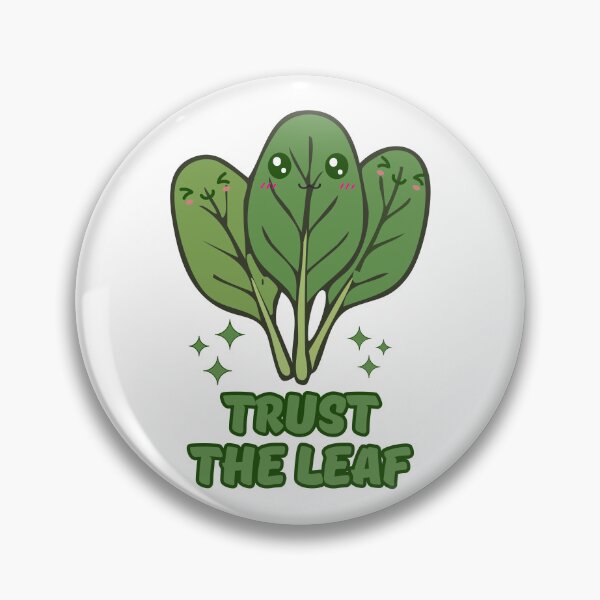 Item preview, Cute Spinach Trust The Leaf Vegan designed and sold by yuki-hana.