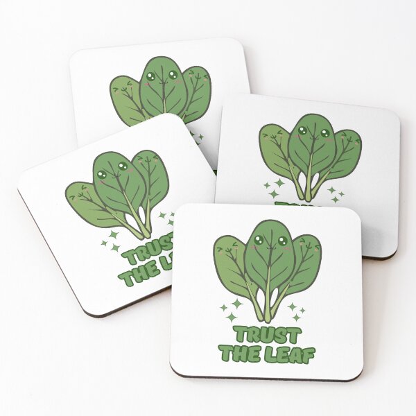Item preview, Cute Spinach Trust The Leaf Vegan designed and sold by yuki-hana.