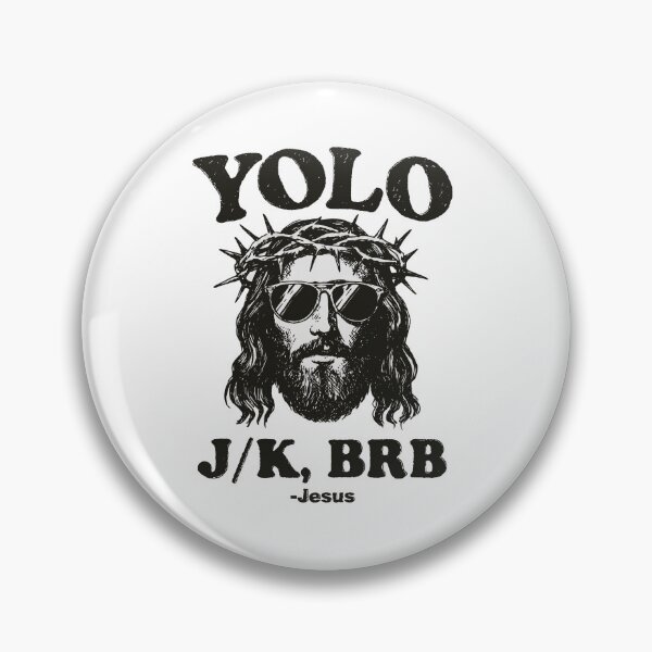 Item preview, YOLO JK BRB Jesus designed and sold by JaquelinDach.