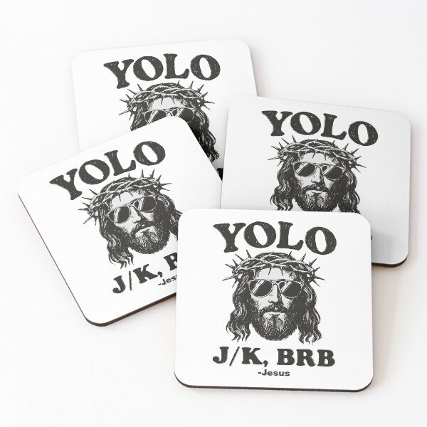 Item preview, YOLO JK BRB Jesus designed and sold by JaquelinDach.