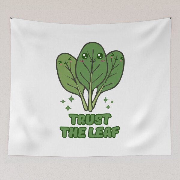 Item preview, Cute Spinach Trust The Leaf Vegan designed and sold by yuki-hana.