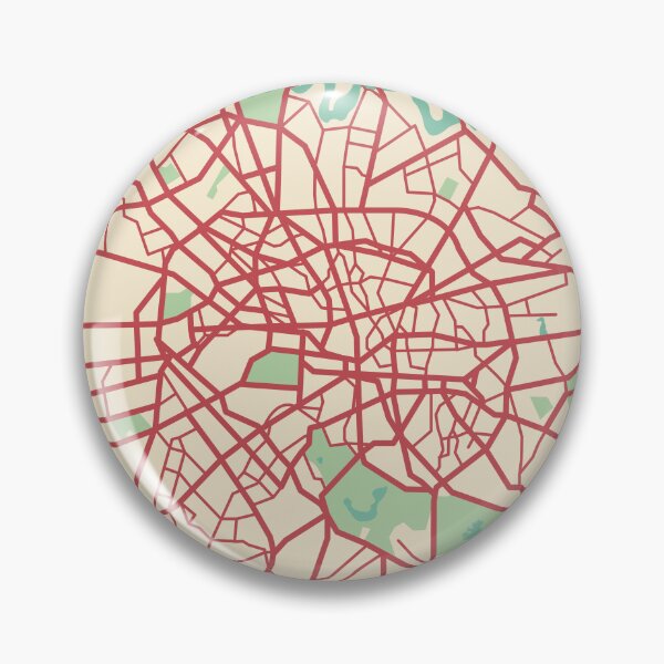 Item preview, Bucharest Map (Romania) designed and sold by MapsByLeo.