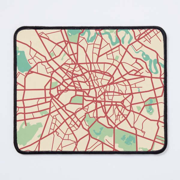 Item preview, Bucharest Map (Romania) designed and sold by MapsByLeo.