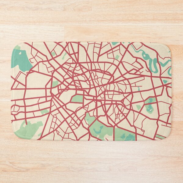 Item preview, Bucharest Map (Romania) designed and sold by MapsByLeo.