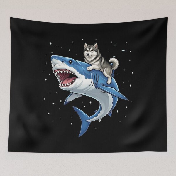 Item preview, Funny Alaskan Malamute Shark Dog Mom Dad Lover designed and sold by TerryConnells.