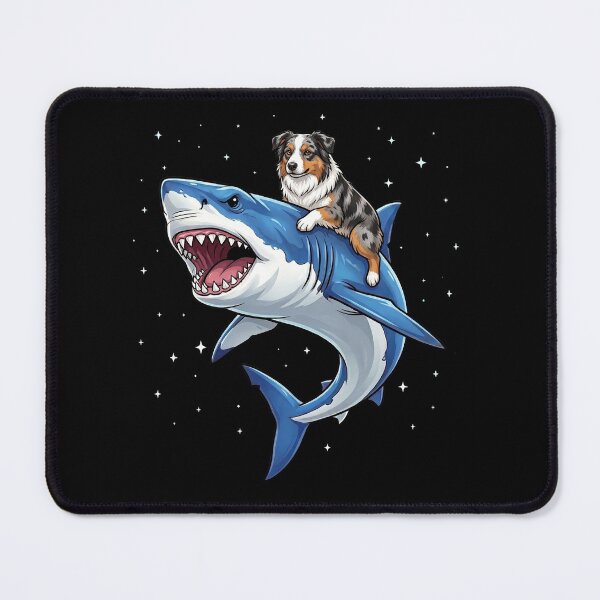 Item preview, Funny Australian Shepherd Shark Dog Mom Dad Lover designed and sold by TerryConnells.