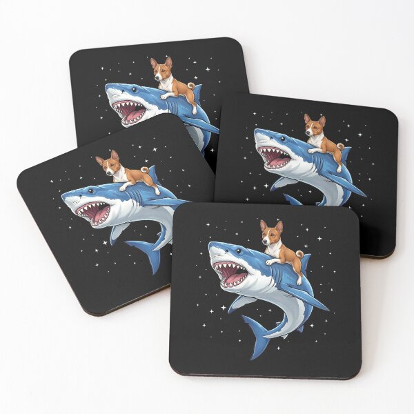 Item preview, Funny Basenji Shark Dog Mom Dad Lover designed and sold by TerryConnells.