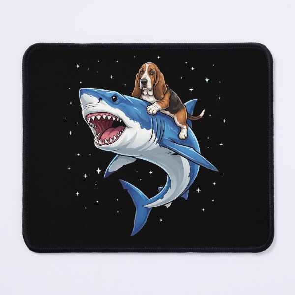 Item preview, Funny Basset Hound Shark Dog Mom Dad Lover designed and sold by TerryConnells.