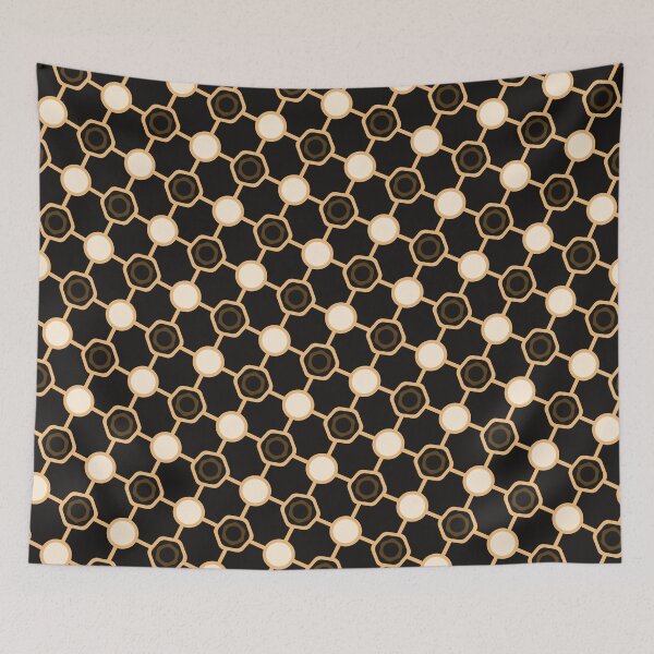 Item preview, Refined Hexgonal Tesselation - Abstract Geometric Print  - Gifts For Girls designed and sold by RoyalStarsPatts.