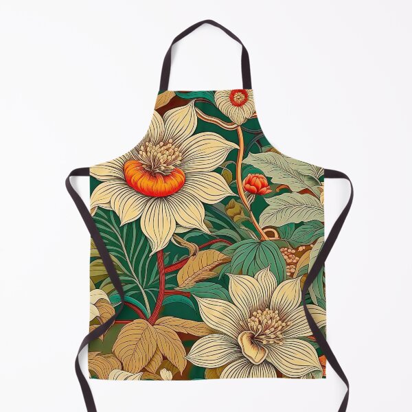 Item preview, Art Nouveau Floral Ornament William Morris Style Abstract Botanical Pattern designed and sold by LanaGustavsson.