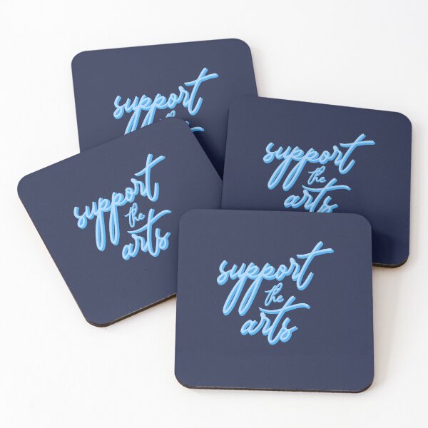 Item preview, Support the Arts (pastel blue) designed and sold by cadinera.